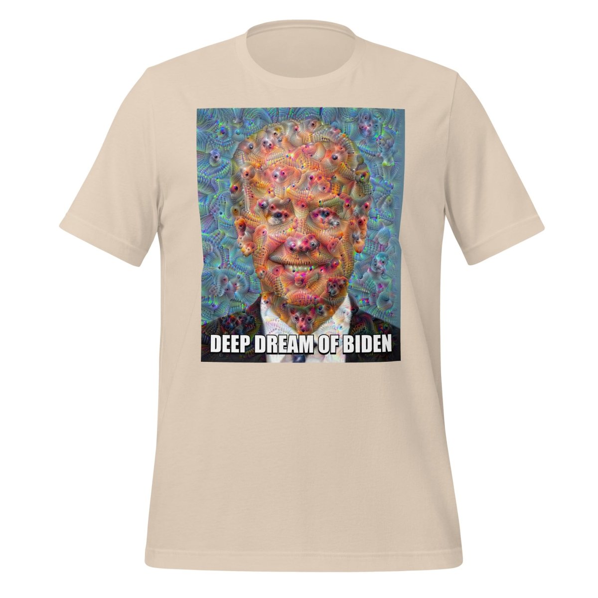 Deep Dream of Biden T - Shirt (unisex) - Soft Cream - AI Store
