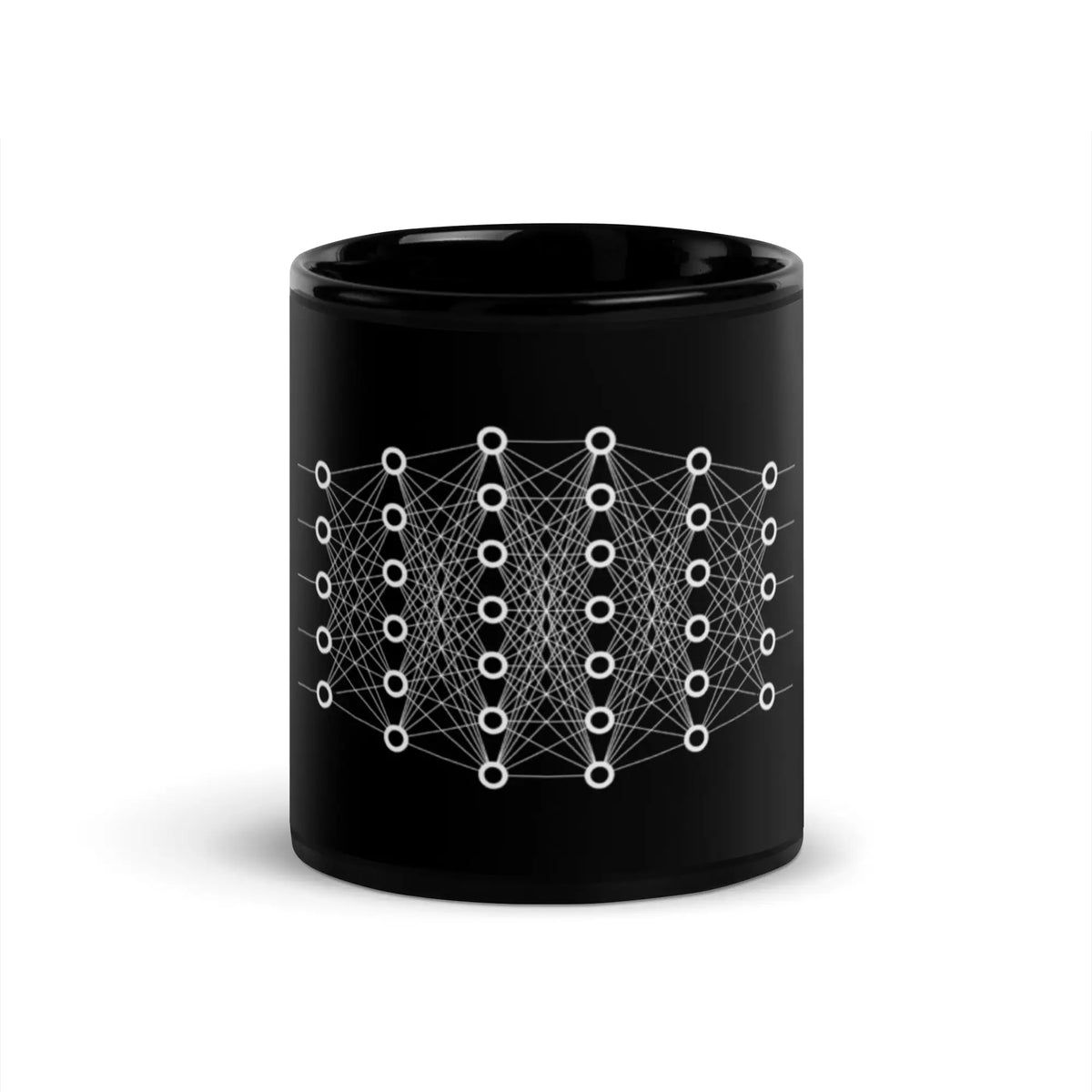 Deep Learning Black Glossy Mug - 11 oz