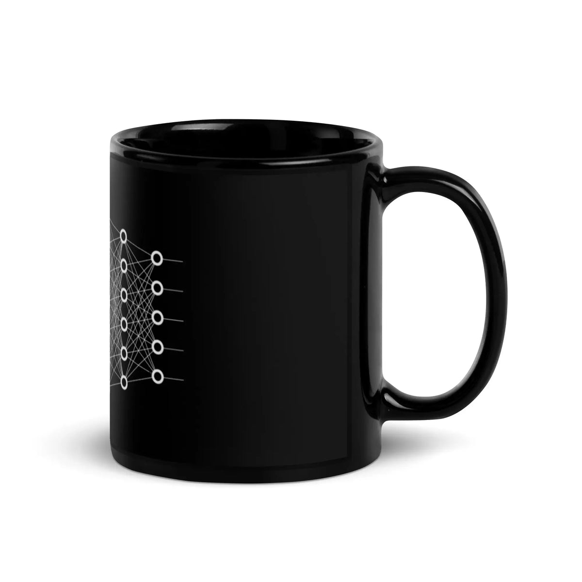 Deep Learning Black Glossy Mug