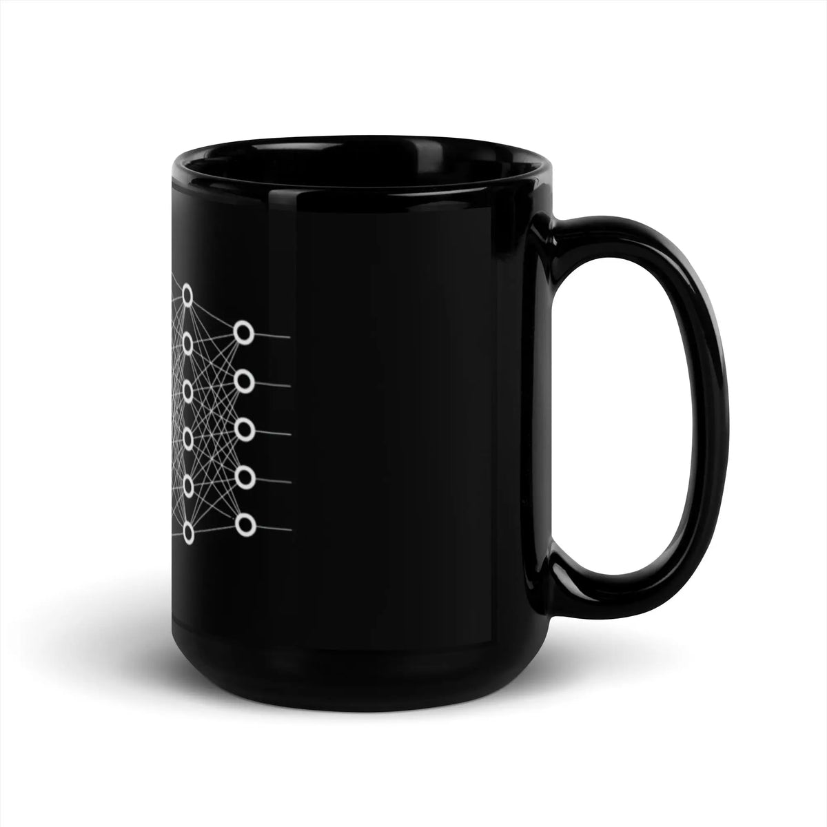 Deep Learning Black Glossy Mug