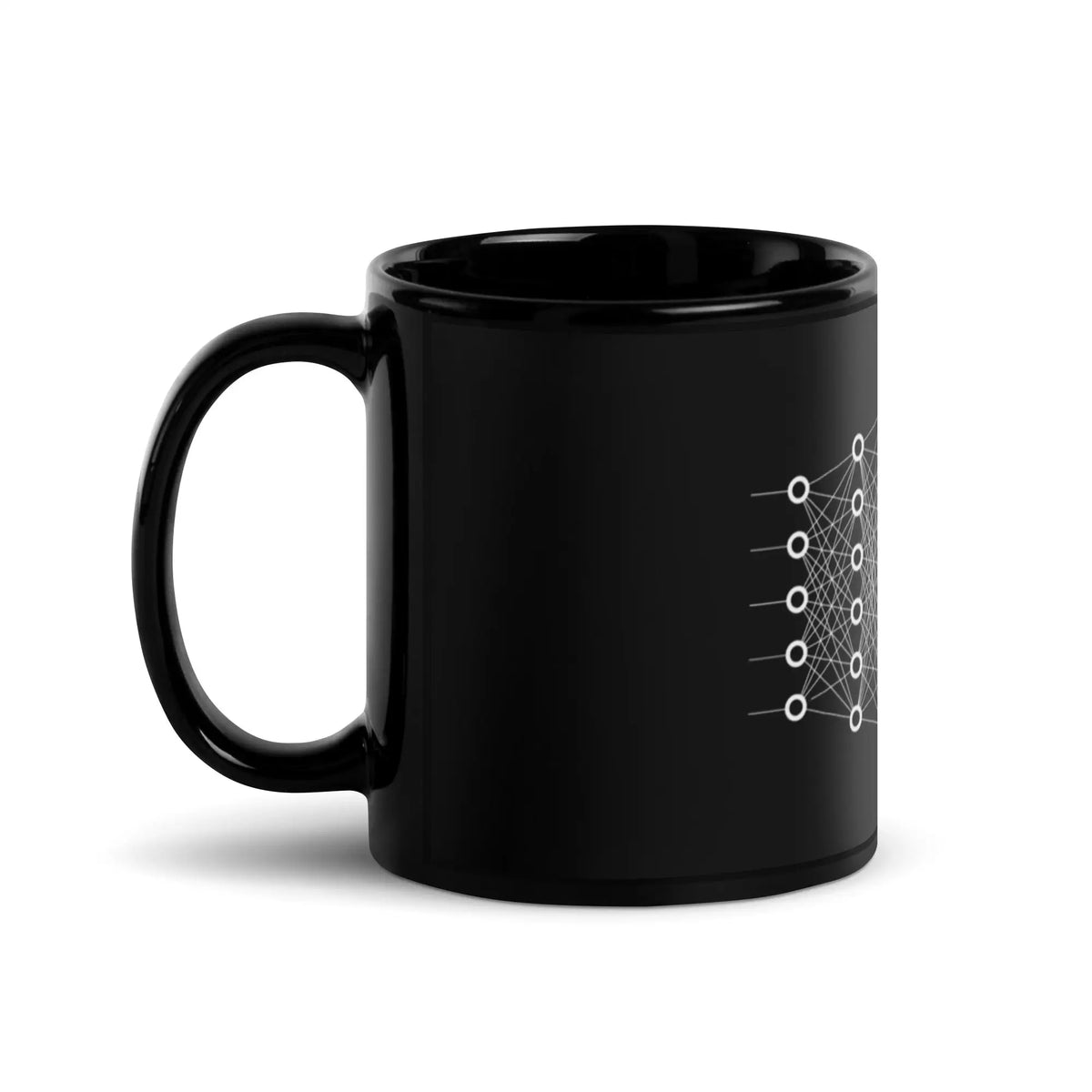 Deep Learning Black Glossy Mug