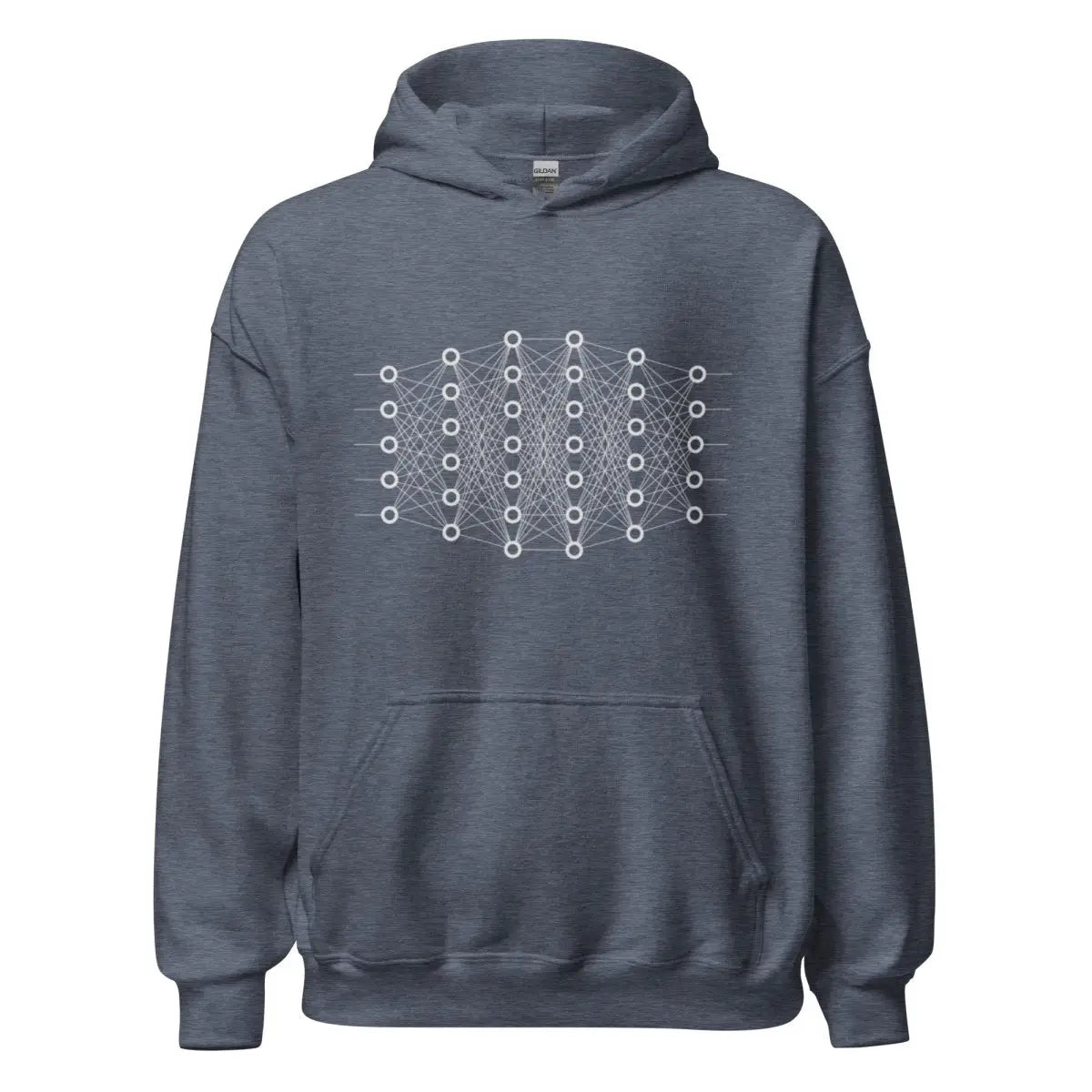 Deep Learning Hoodie 2 (unisex) - Heather Sport Dark Navy / M