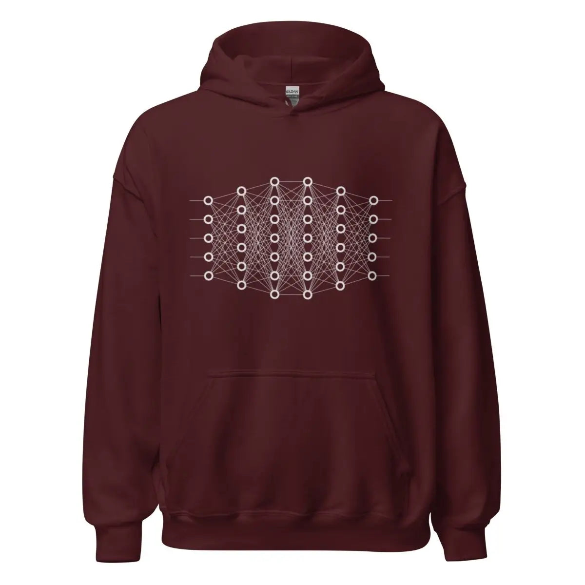 Deep Learning Hoodie 2 (unisex) - Maroon / M