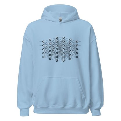 Deep Learning Hoodie (unisex) - Light Blue - AI Store