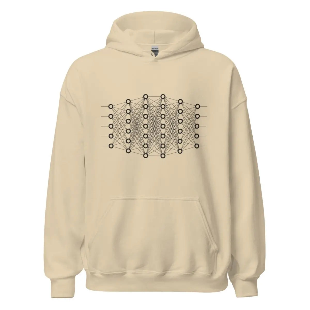 Deep Learning Hoodie (unisex) - Sand / M