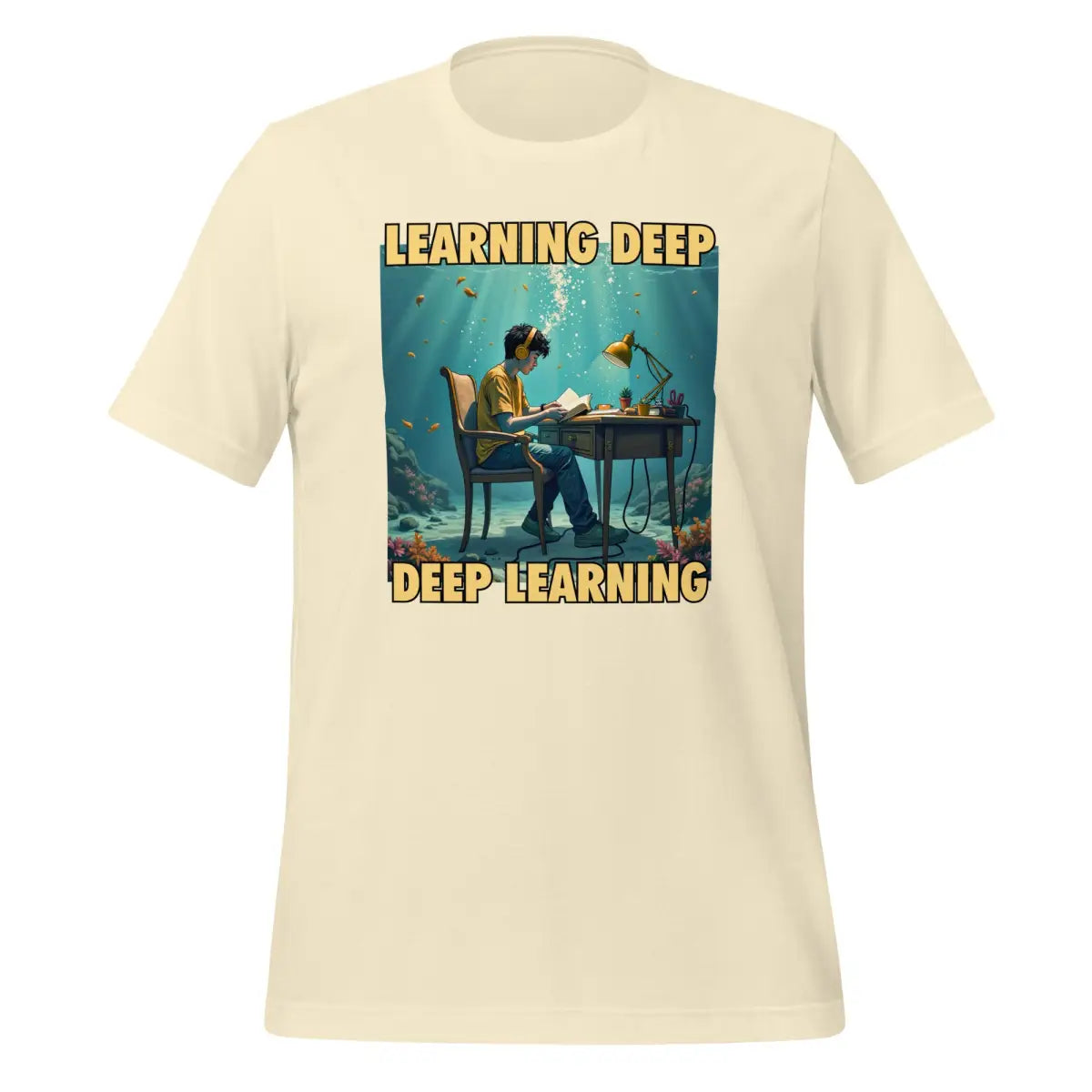 The Deep Learning Under Water T-shirt 2 (unisex) Natural / m.