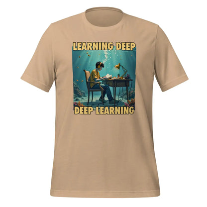 The Deep Learning Under Water T-shirt 2 (unisex) Tan / m.