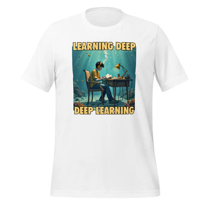 The Deep Learning Under Water T-shirt 2 (unisex) White / m.