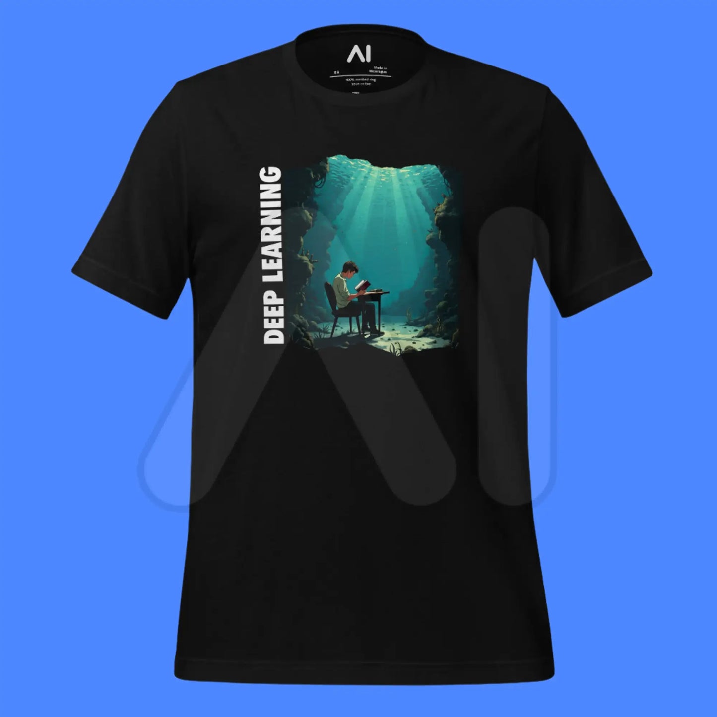 Deep Learning Under Water T-Shirt 3 (unisex)