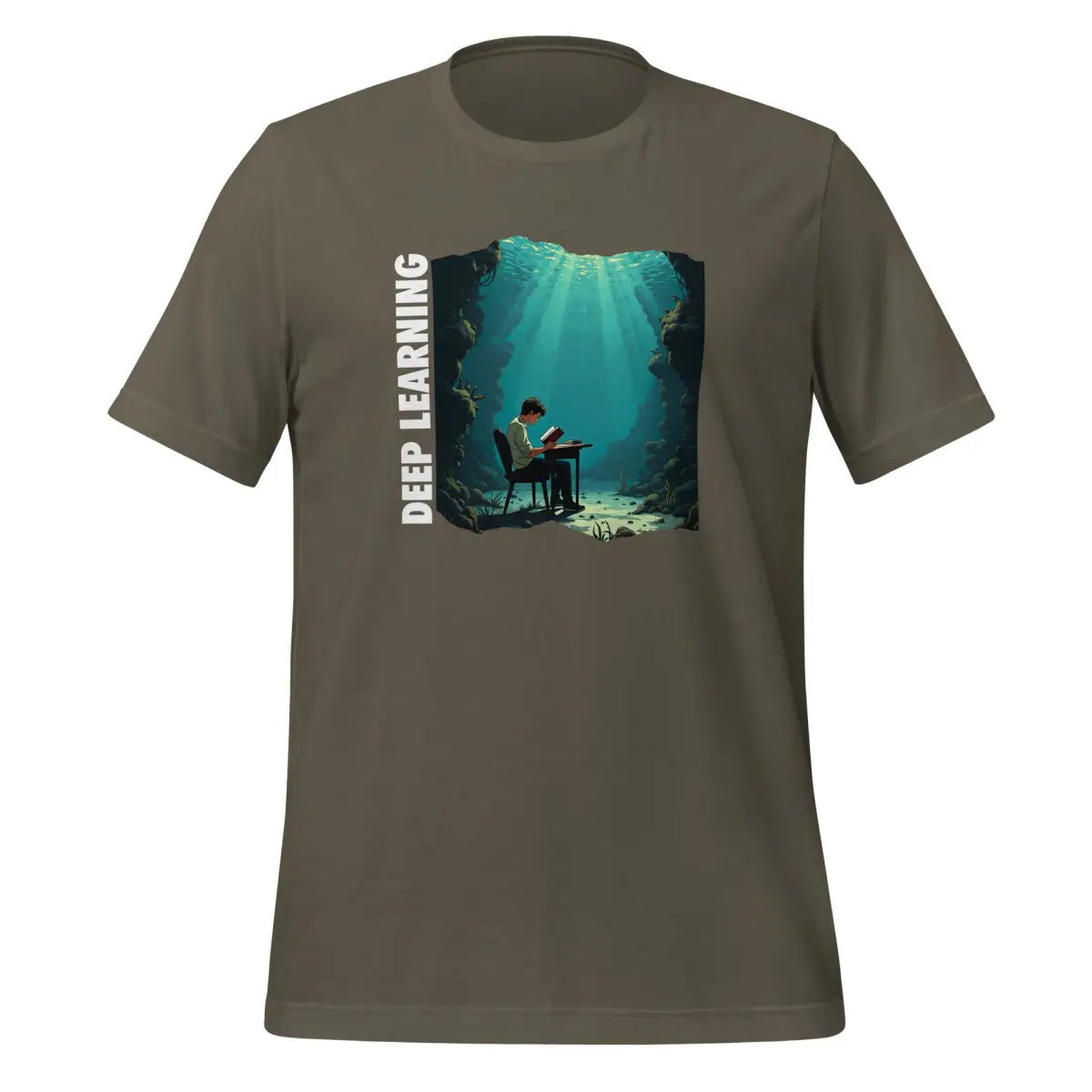 Deep Learning Under Water T-Shirt 3 (unisex) - Army / M