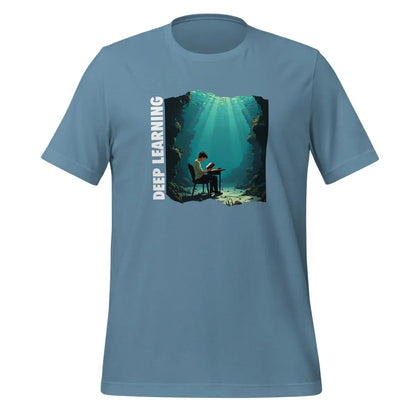 Deep Learning Under Water T-Shirt 3 (unisex) - Steel Blue / M