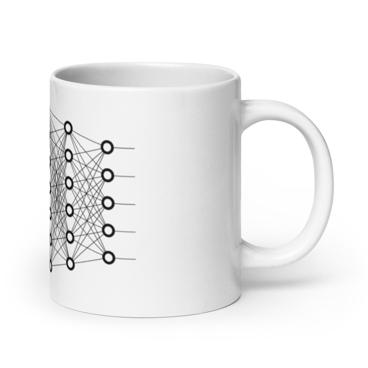 Deep Learning White Glossy Mug - 20 oz - AI Store