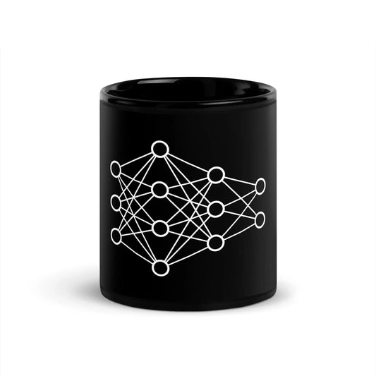 The Deep Neural Network Black Glossy Mug 1 11 Oz.