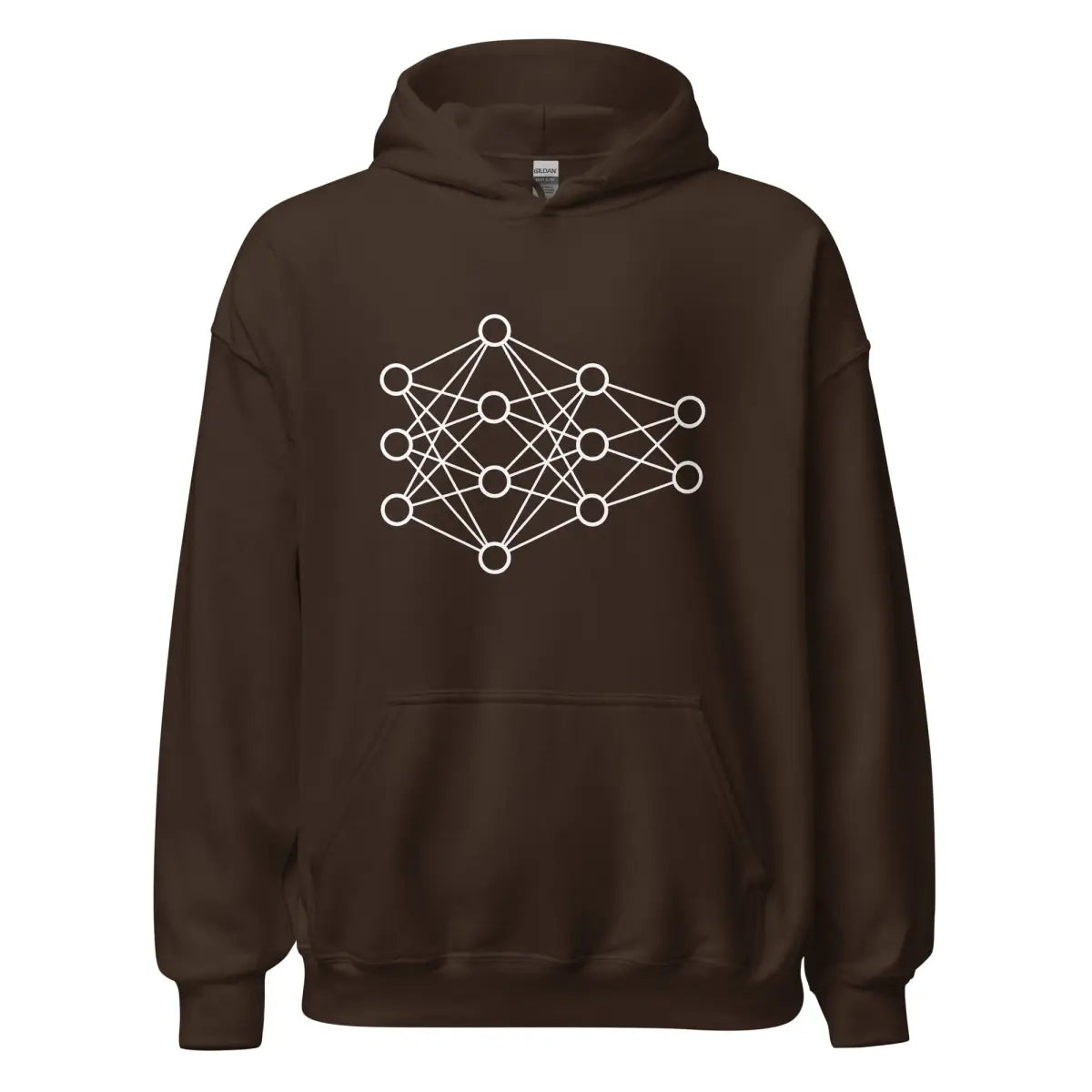 Deep Neural Network Hoodie 1 (unisex) - Dark Chocolate / M