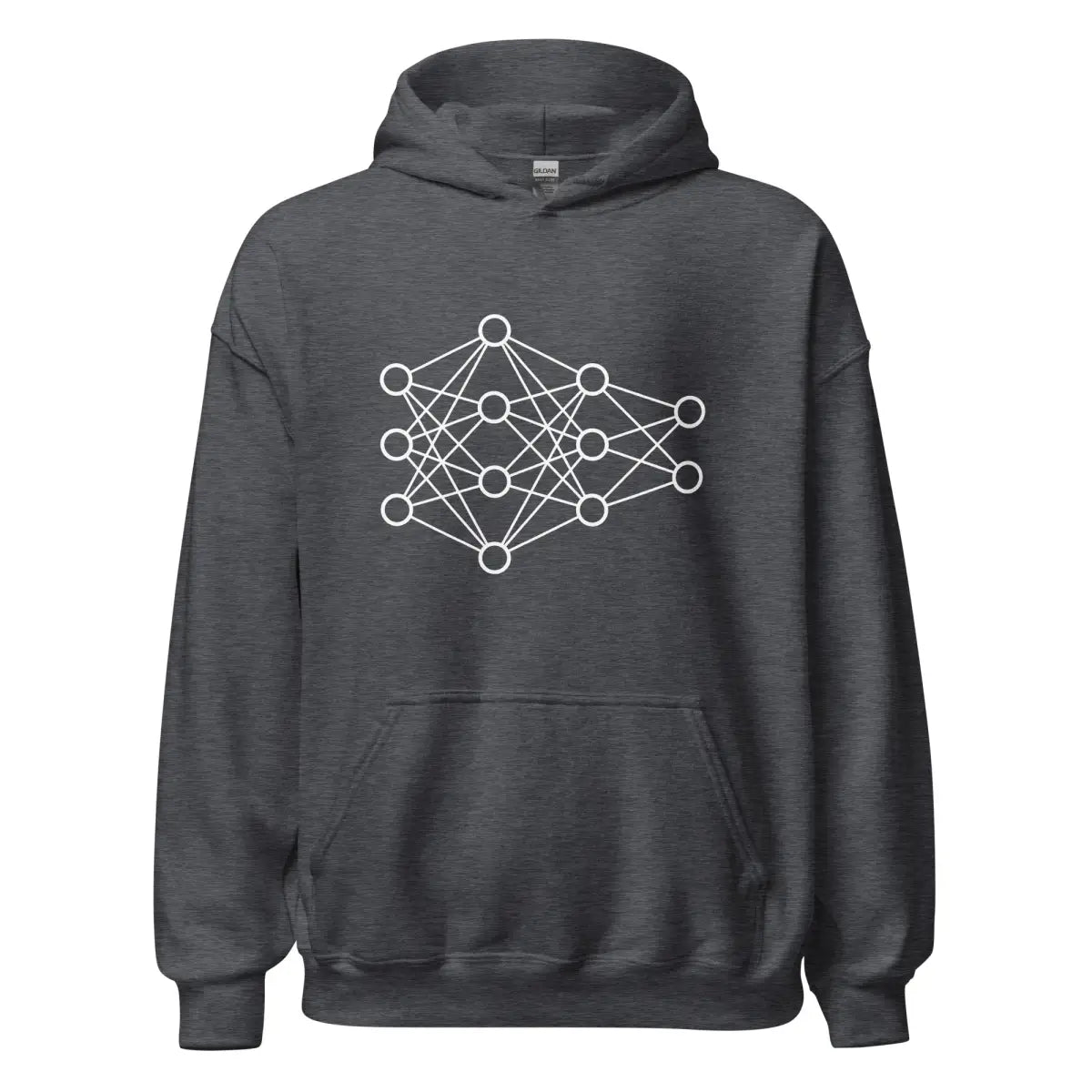 Deep Neural Network Hoodie 1 (unisex) - Dark Heather / M