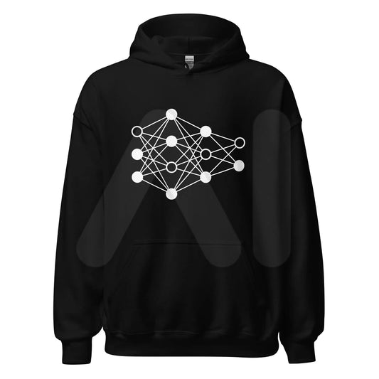 The Deep Neural Network Hoodie 3 (unisex) Black / m.