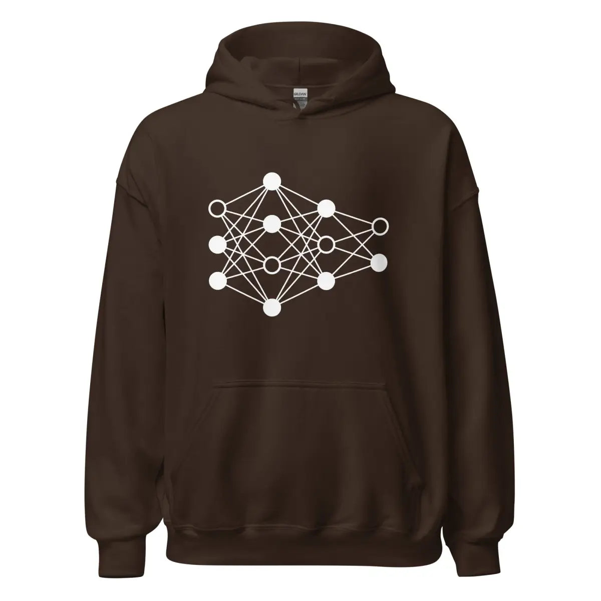 Deep Neural Network Hoodie 3 (unisex) - Dark Chocolate / M