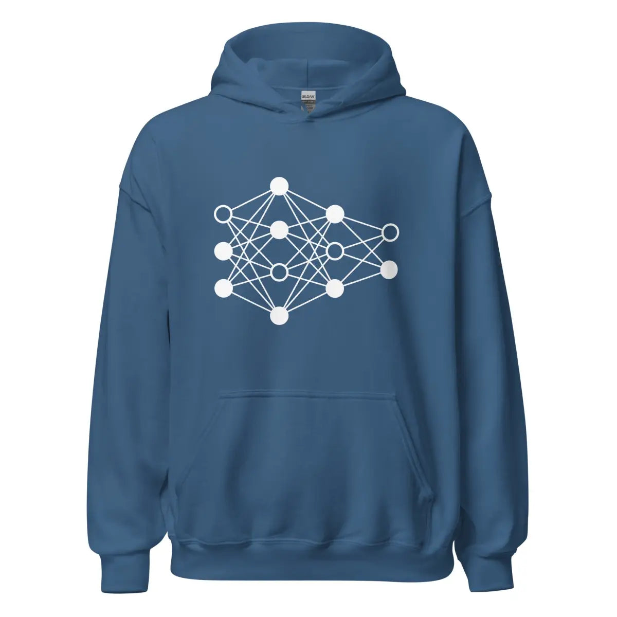 Deep Neural Network Hoodie 3 (unisex) - Indigo Blue / M