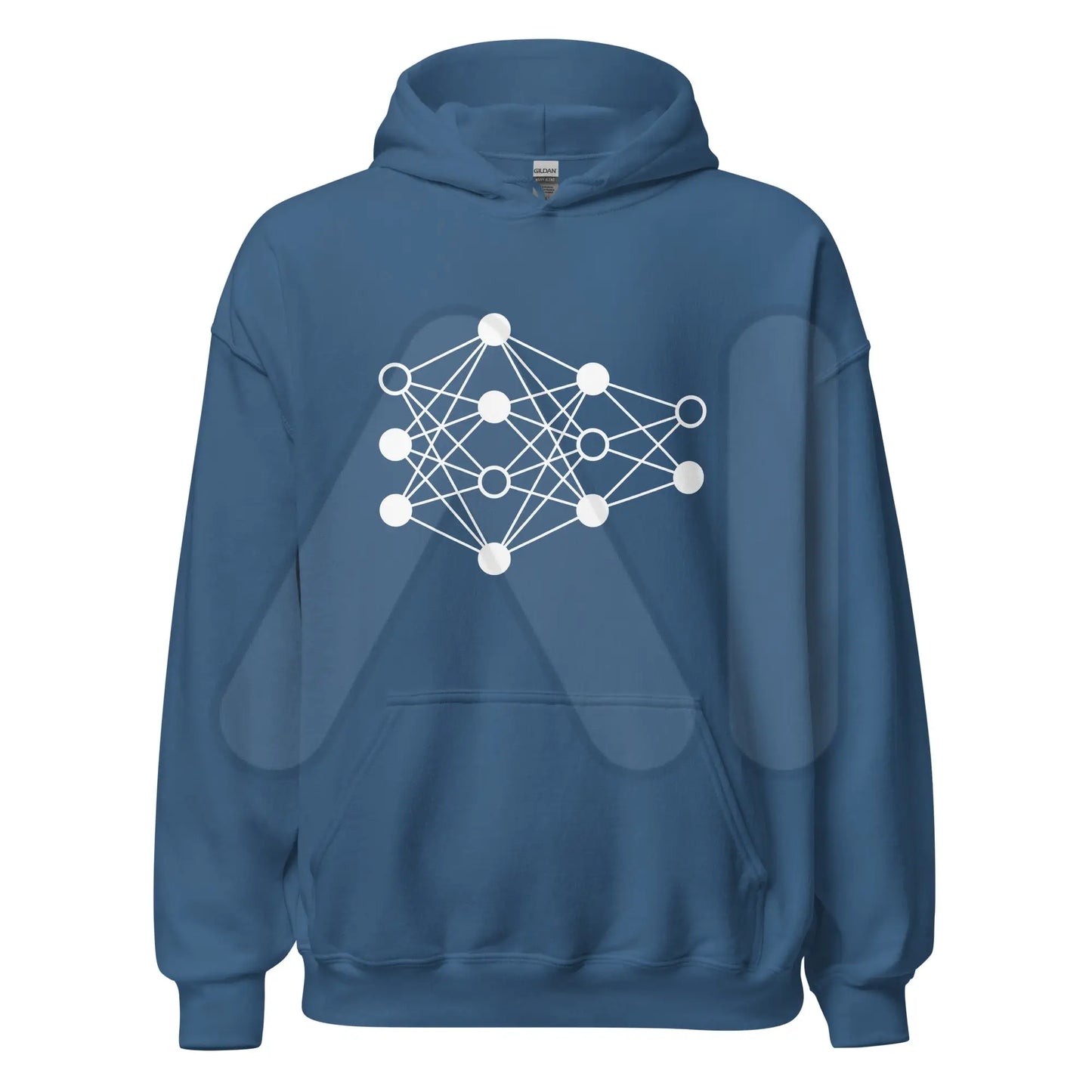 Deep Neural Network Hoodie 3 (unisex) - Indigo Blue / M