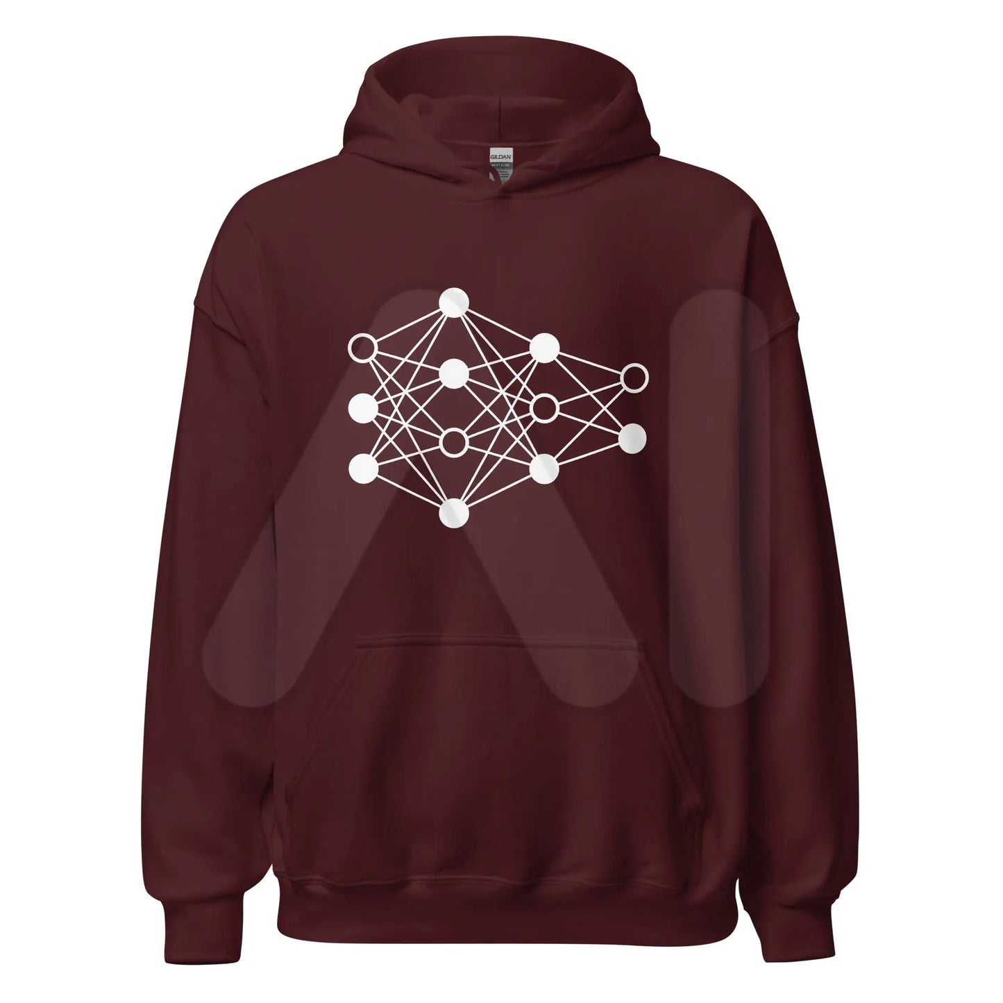 Deep Neural Network Hoodie 3 (unisex) - Maroon / M