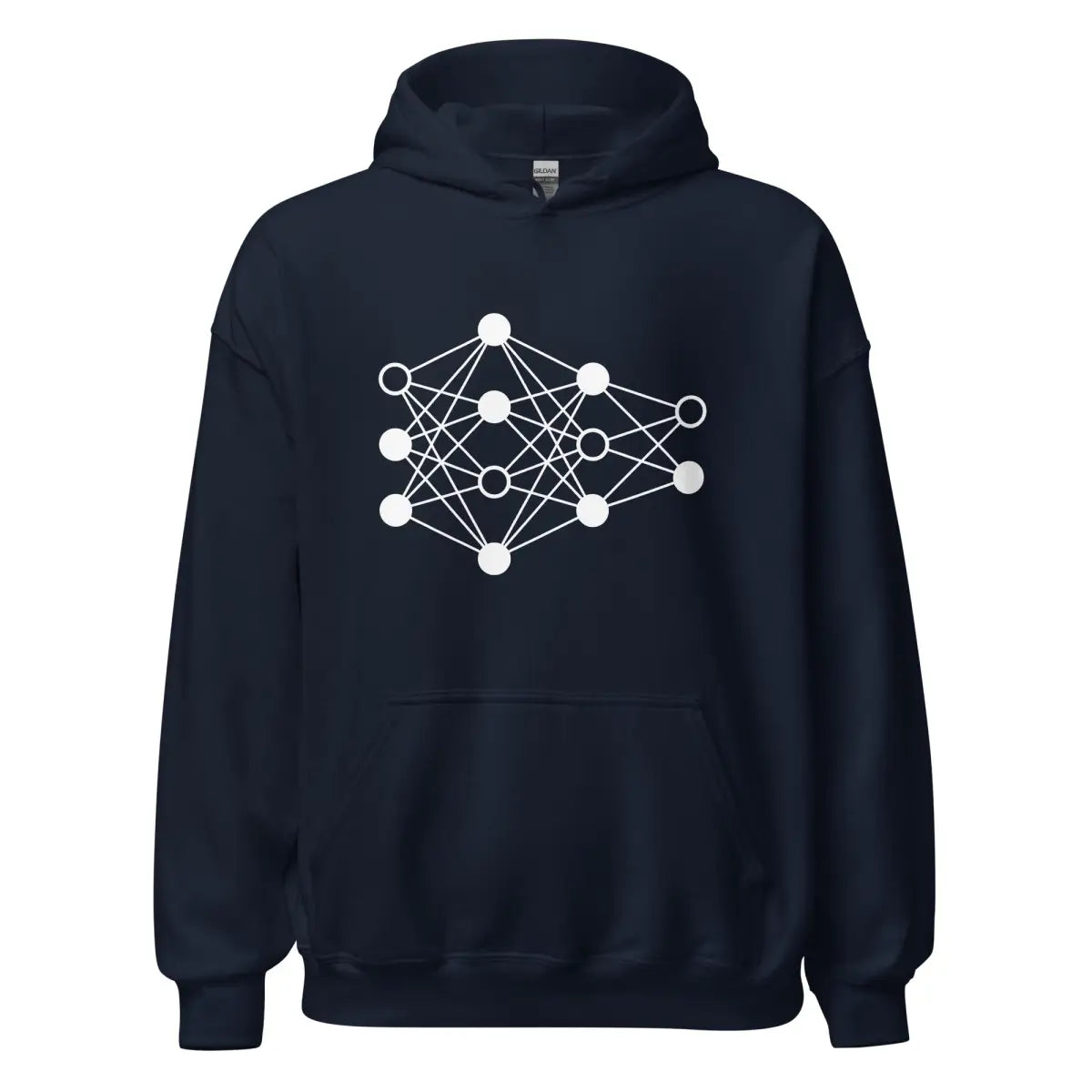 Deep Neural Network Hoodie 3 (unisex) - Navy / M