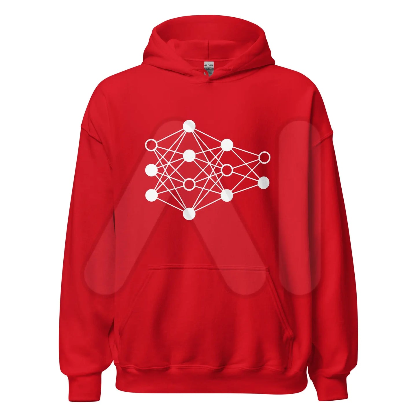 Deep Neural Network Hoodie 3 (unisex) - Red / M