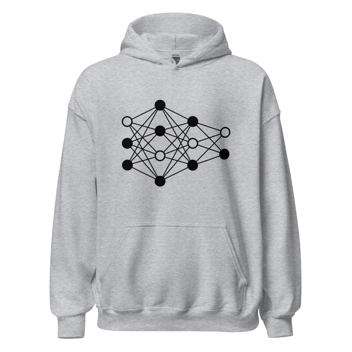 Deep Neural Network Hoodie 4 (unisex) - Sport Grey - AI Store