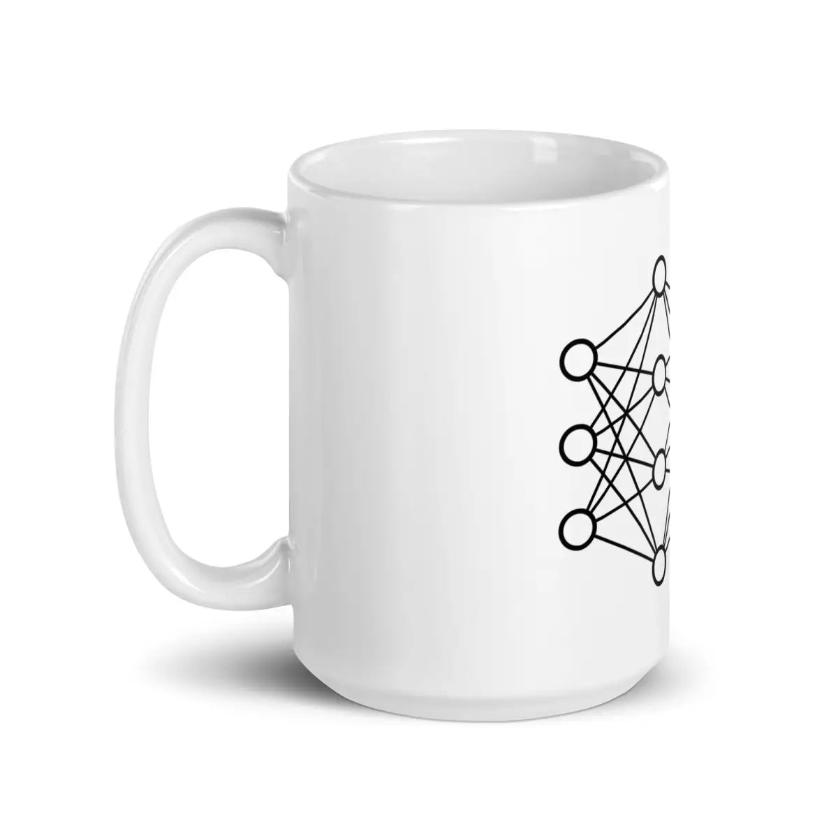 Deep Neural Network White Glossy Mug 2