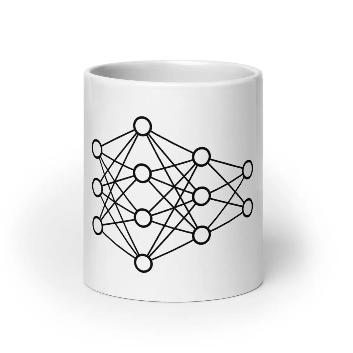 Deep Neural Network White Glossy Mug 2 - 20 oz