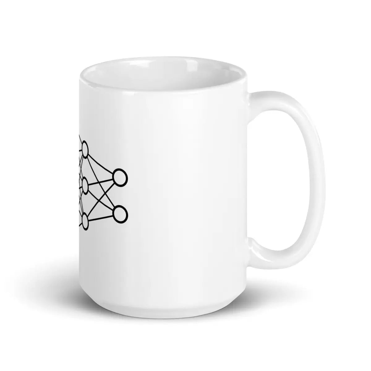 Deep Neural Network White Glossy Mug 2