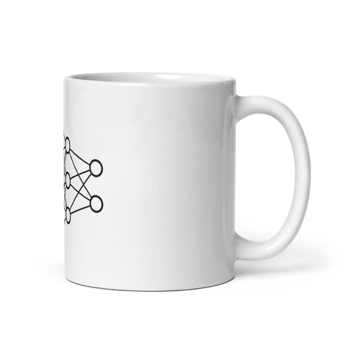 Deep Neural Network White Glossy Mug 2