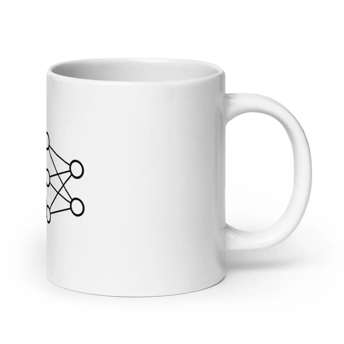 Deep Neural Network White Glossy Mug 2