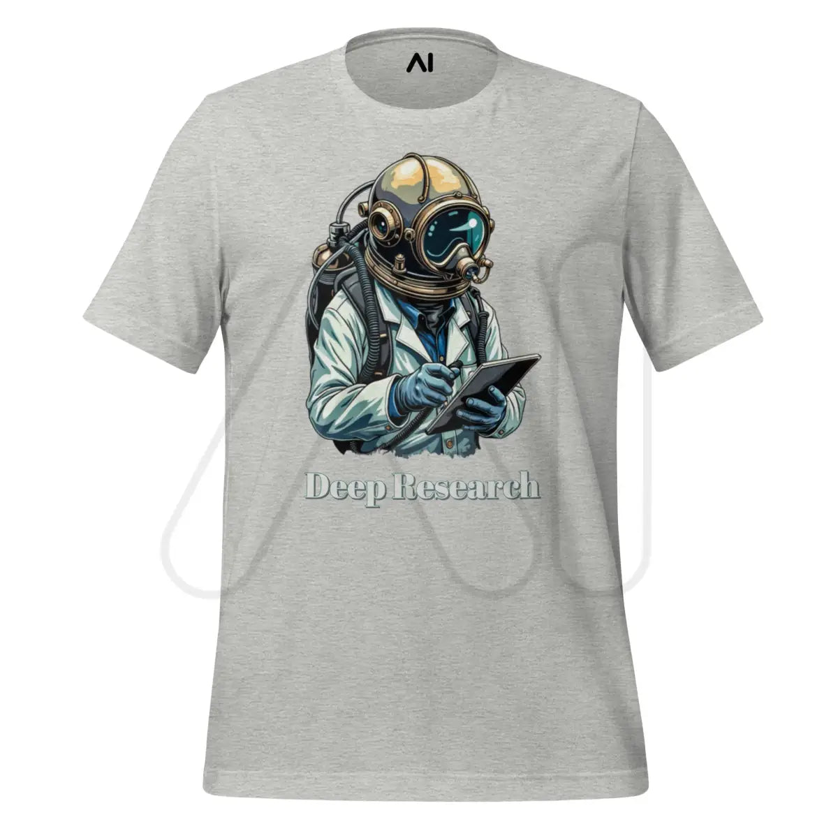 Deep Research Diver T-Shirt (unisex) - Athletic Heather / M