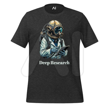 Deep Research Diver T-Shirt (unisex) - Dark Grey Heather / M