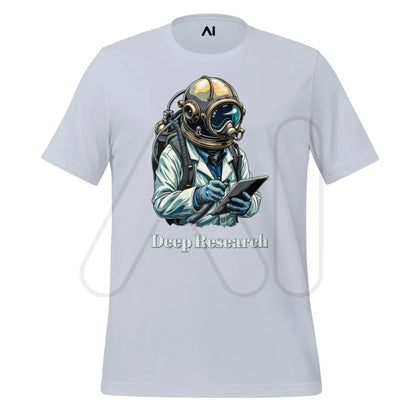 Deep Research Diver T-Shirt (unisex) - Light Blue / M