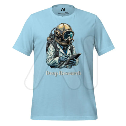 Deep Research Diver T-Shirt (unisex) - Ocean Blue / M