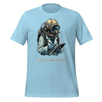 Deep Research Diver T-Shirt (unisex) - Ocean Blue / M