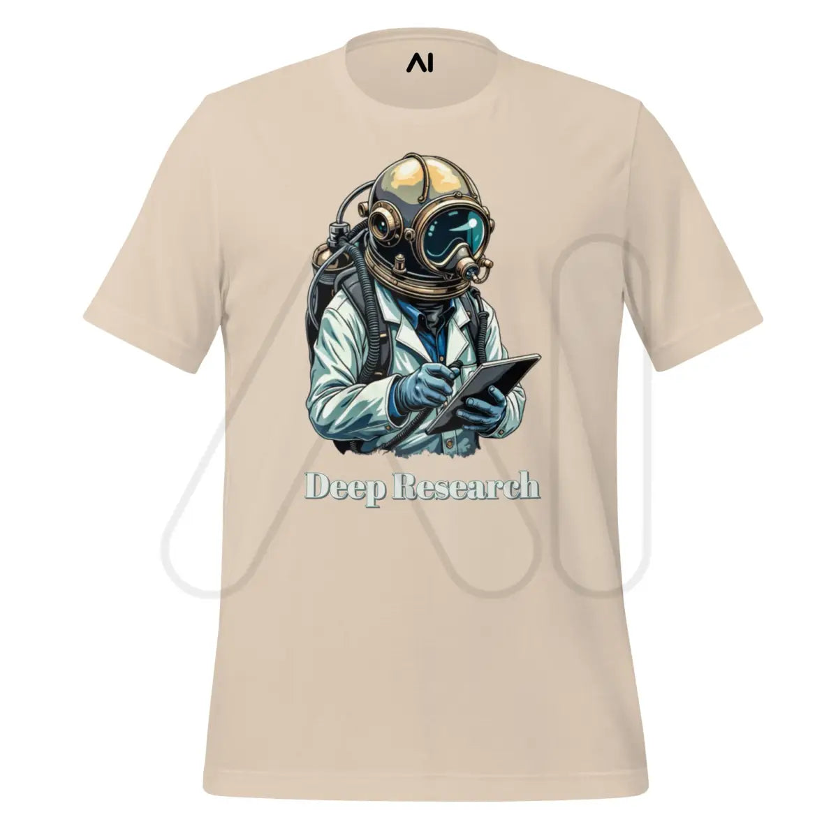 Deep Research Diver T-Shirt (unisex) - Soft Cream / M