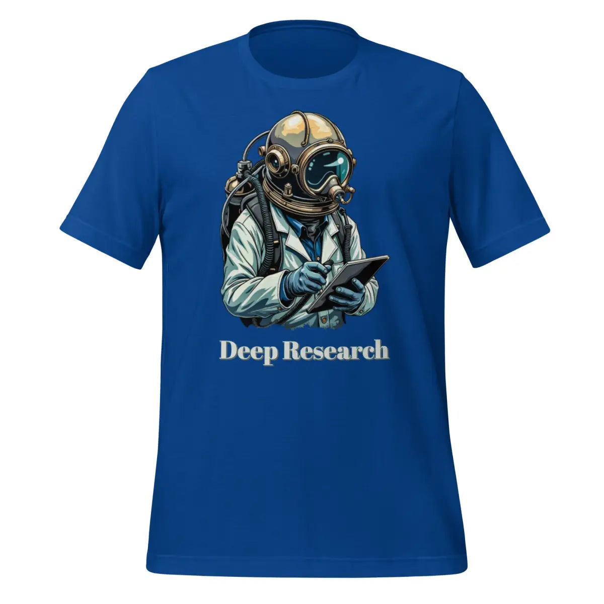 Deep Research Diver T-Shirt (unisex) - True Royal / M