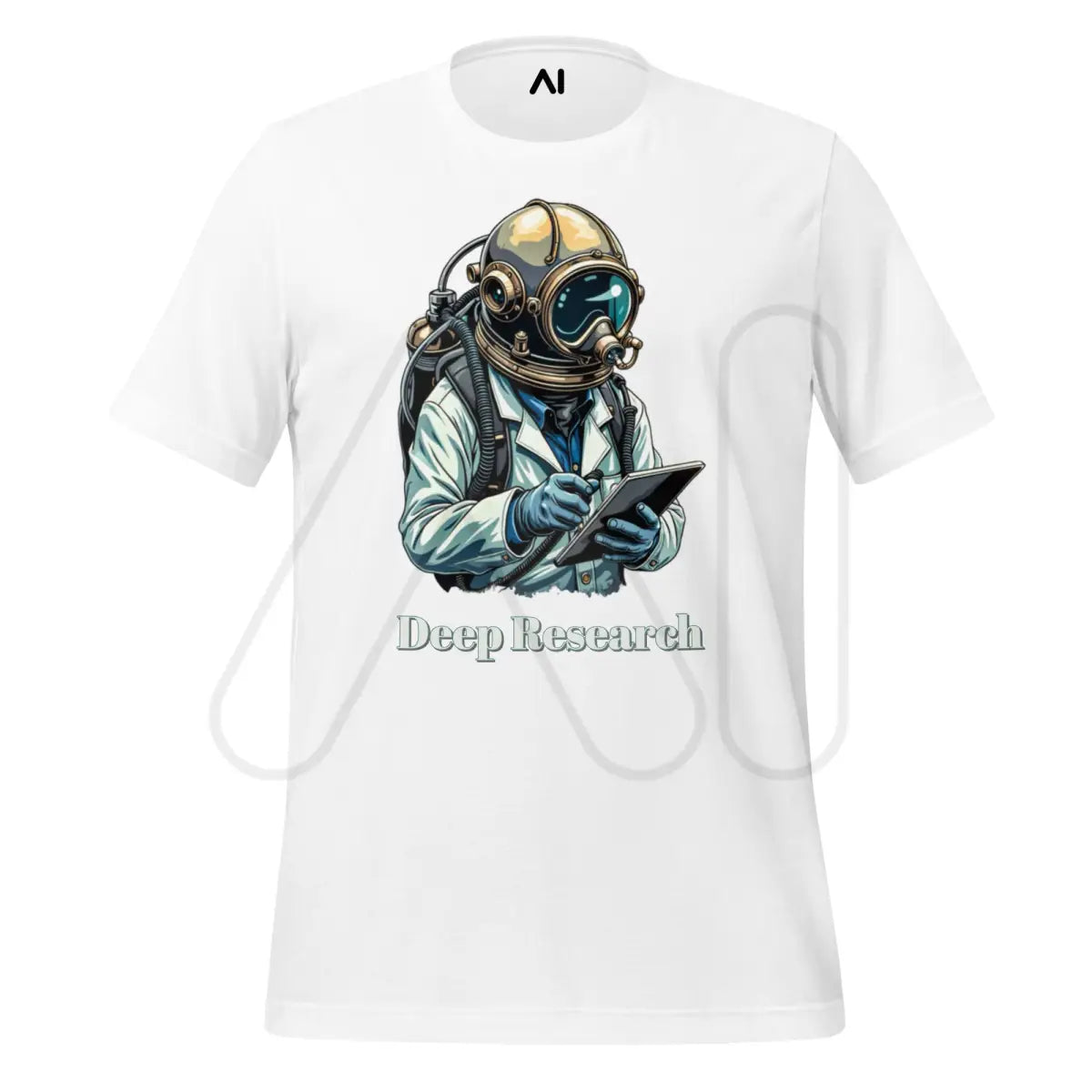 Deep Research Diver T-Shirt (unisex) - White / M