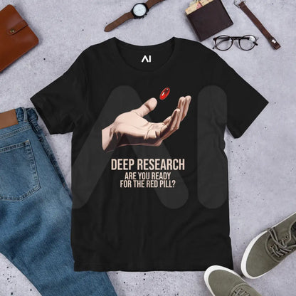 Deep Research Red Pill T-Shirt (unisex)