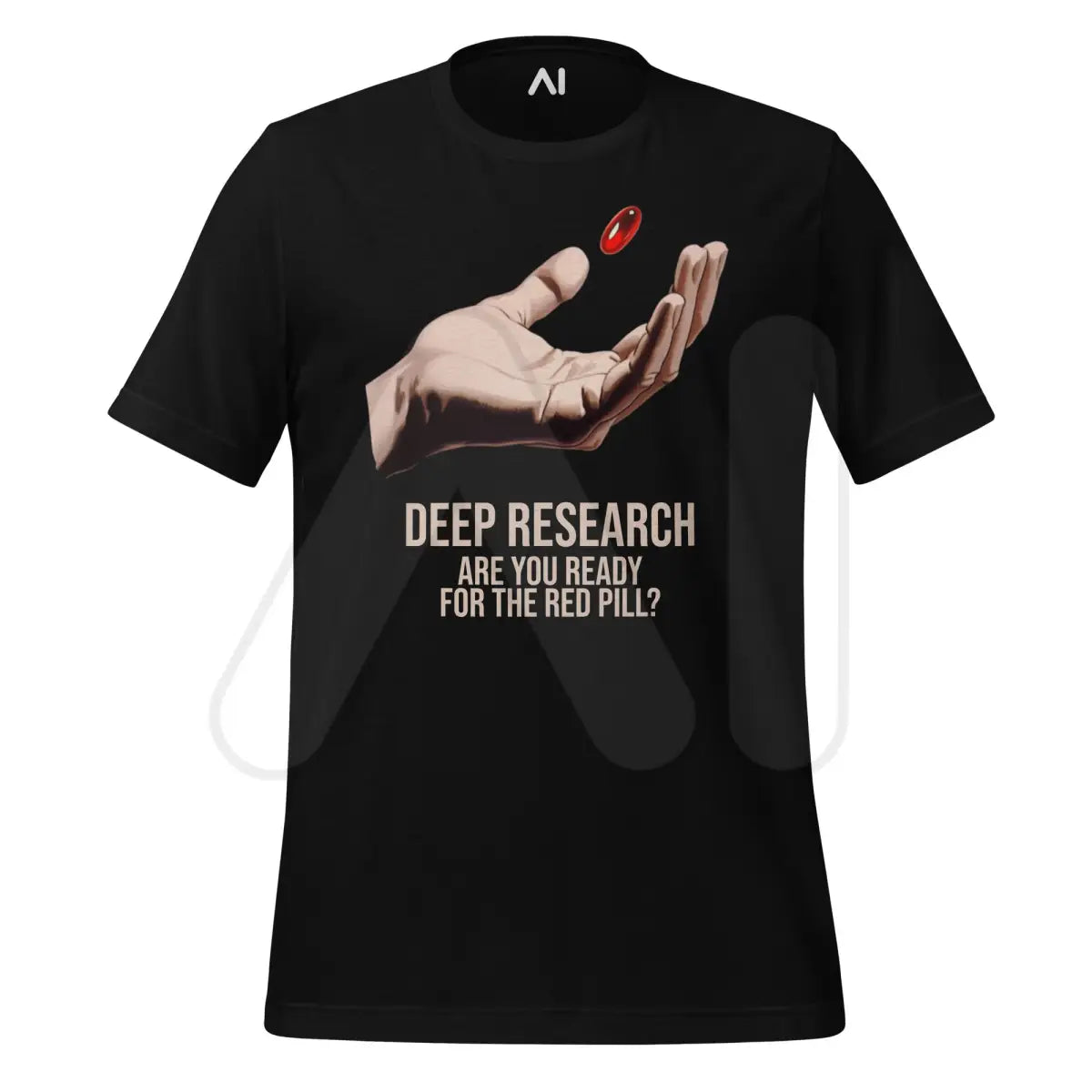 Deep Research Red Pill T-Shirt (unisex) - Black / M