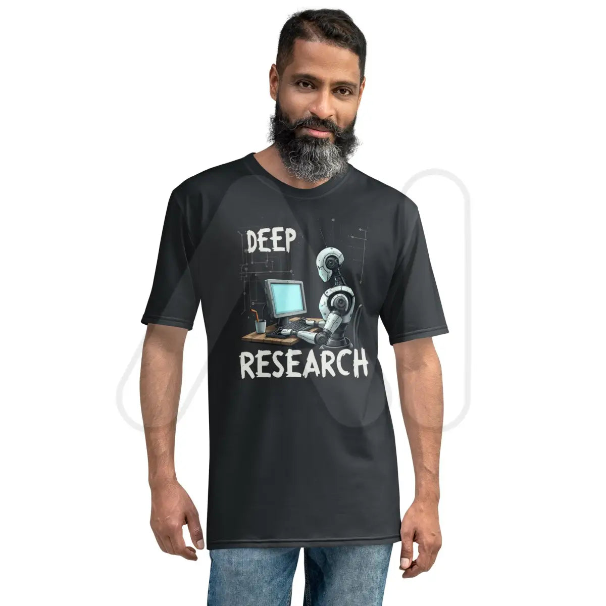 Deep Research Robot T-Shirt (men)