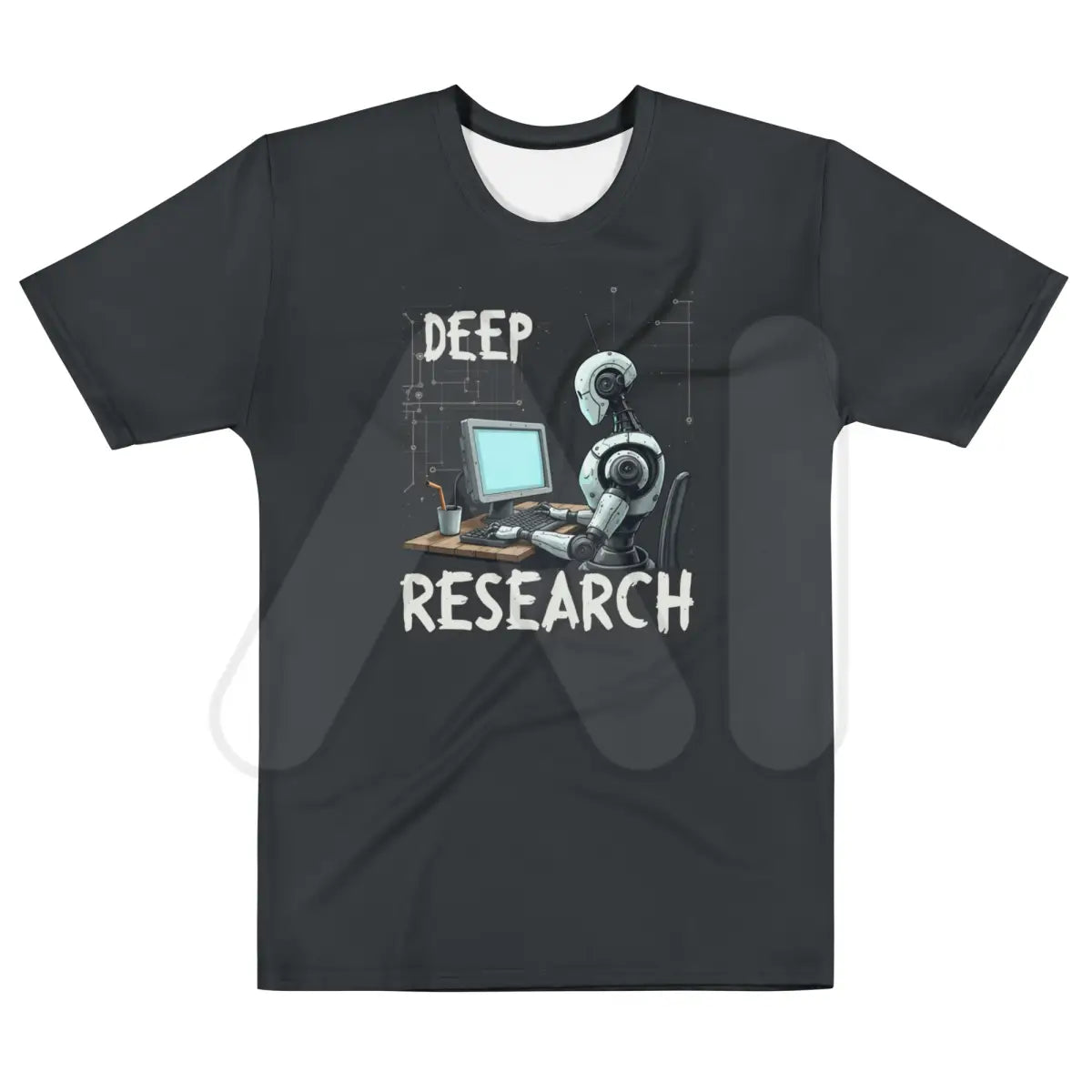 Deep Research Robot T-Shirt (men) - M