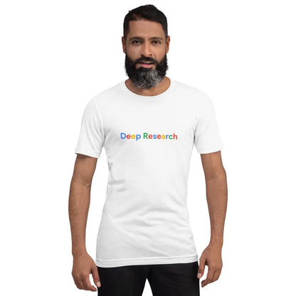 Deep Research Search Logo T-Shirt (unisex)