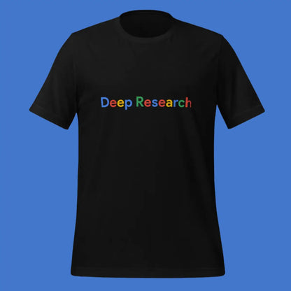 Deep Research Search Logo T-Shirt (unisex)