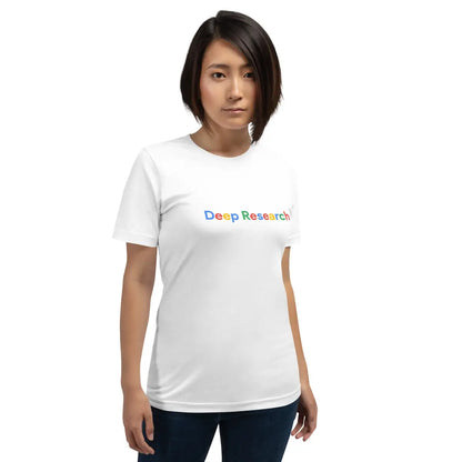 Deep Research Search Logo T-Shirt (unisex)