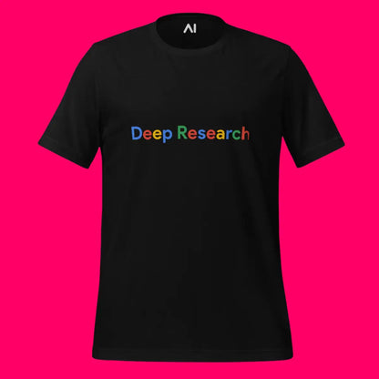 Deep Research Search Logo T-Shirt (unisex)