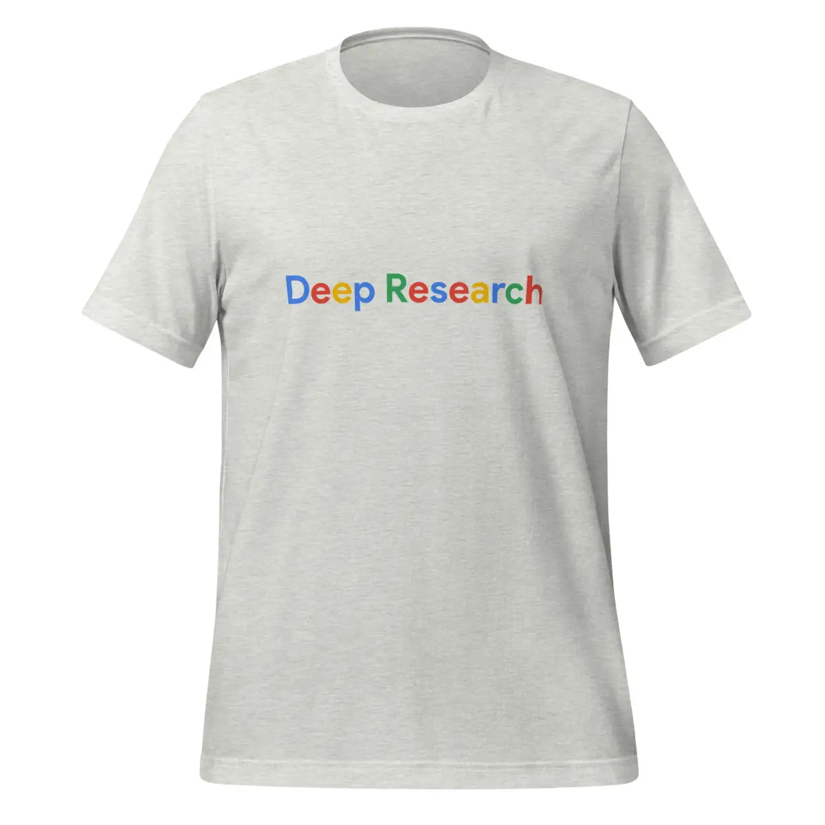 Deep Research Search Logo T-Shirt (unisex) - Ash / M