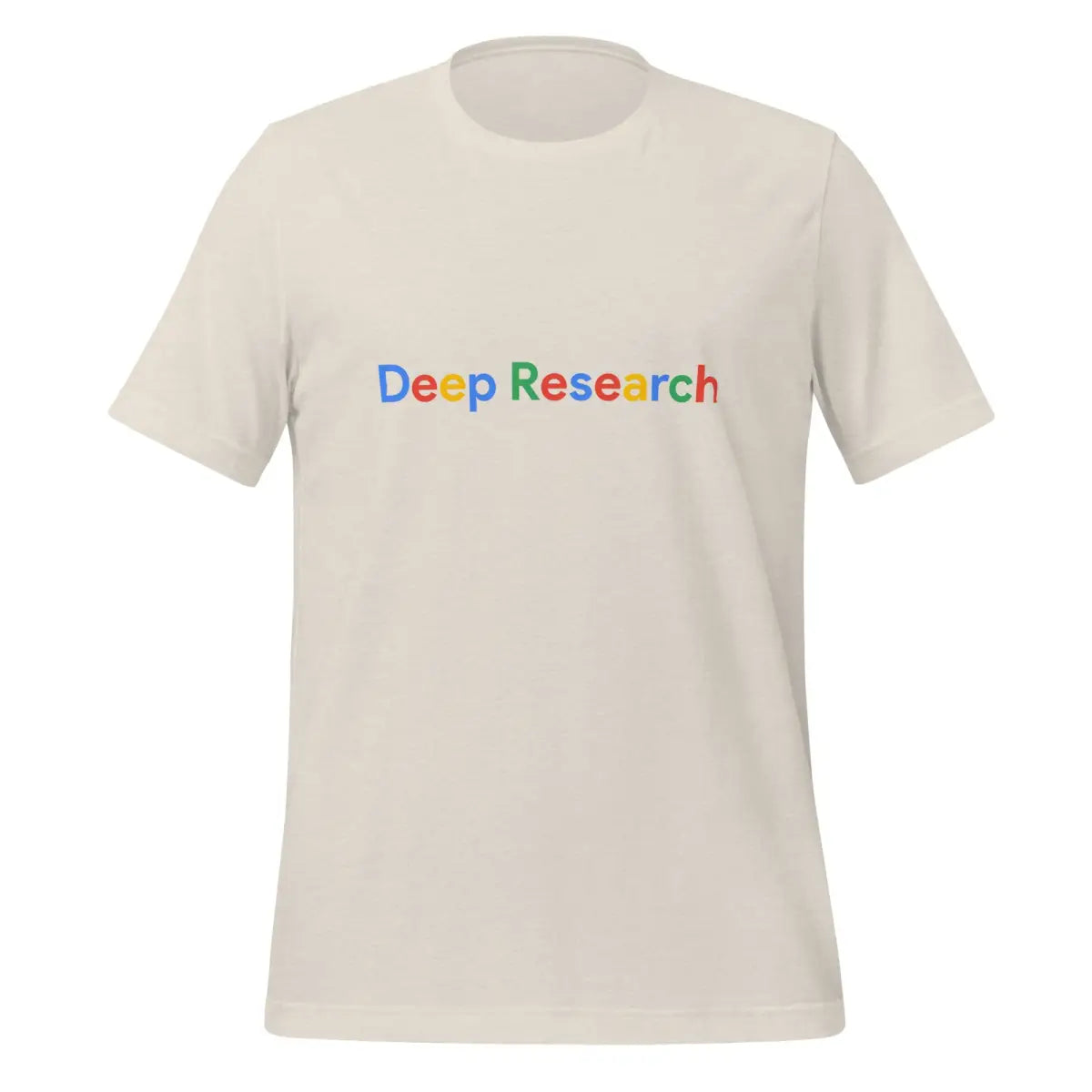 Deep Research Search Logo T-Shirt (unisex) - Heather Dust / M